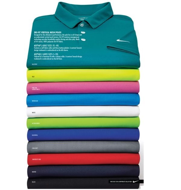 nike vertical mesh polo