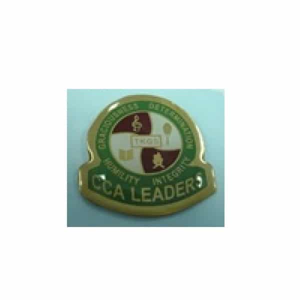 AWBP003 – Shiny brass etched collar pin with epoxy