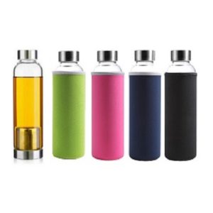 DWBO043 380ml Glass Bottle with Tea Brewer