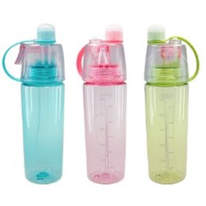 DWBO093 600ml Mist Bottle with Leak proof Silicone Cup and Spray