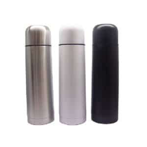DWFT063 - 500ml Stainless Steel Double Wall Vacuum Flask PU Pouch