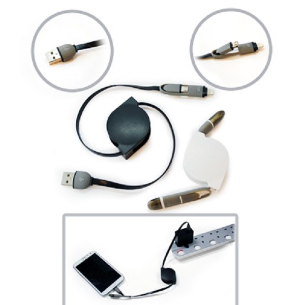 ITCB005 2 In 1 Retractable Cable