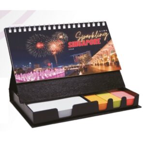 LFCL021 13 sheets Wire O Calendars with Sticky Pads and Gift Box