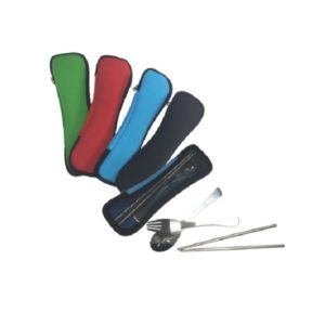 LFCS008 Cutlery Set in Neoprene Pouch