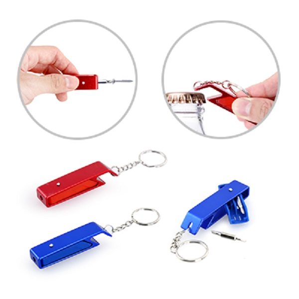LFKC028 Mini Tool Kit With Bottle Opener Keychain