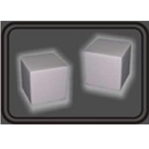 LFST018 White Square Stress Ball