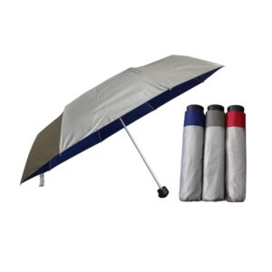 LFUM032 silver coated lightweight foldable umbrella 1