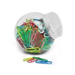 STCL006 Coloured Paper Clip in a Jar
