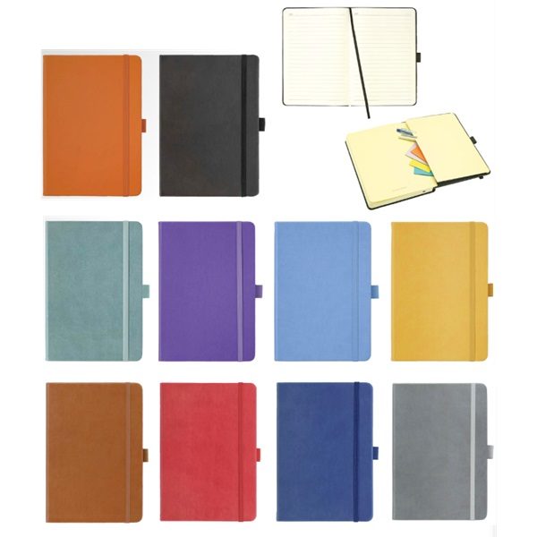 STNB001   Moto Notebook A5 Smooth PU Cover 1
