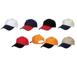 ATCP012 Baseball 6 Panel Cotton Brush Cap