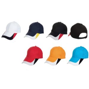 ATCP018 Baseball 6 Panel Cotton Brush Cap