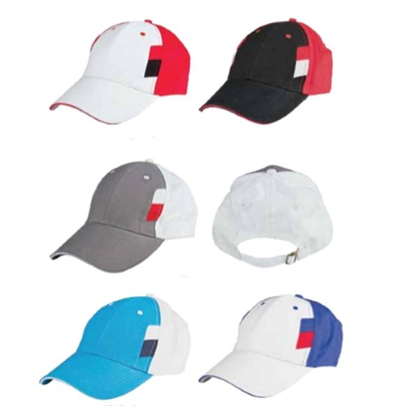 ATCP020 Baseball 6 Panel Cotton Brush Cap
