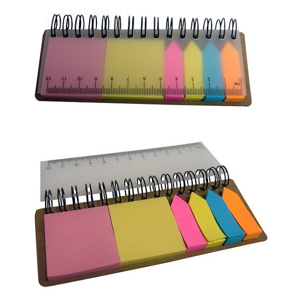 STMN020   Recycled Wire 'O' Post It Pad
