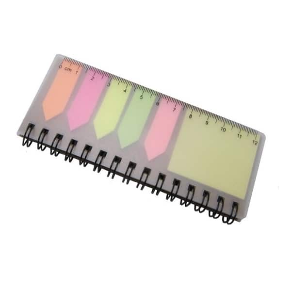 STMN021 Notebook with Memopad Ruler
