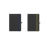 STNB021 Moto Notebook A5 Smooth PU Cover with 2 Tone Rubber Band