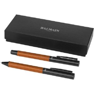 WIMT082 - Balmain Woodgrain Duo Pen Set