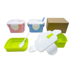 LFLB020 2 Tier Lunch Box with spoon