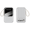 ITPB067 10000mAh 4 X DETACHABLE BUILT IN CABLE POWERBANK