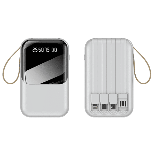 ITPB067 10000mAh 4 X DETACHABLE BUILT IN CABLE POWERBANK