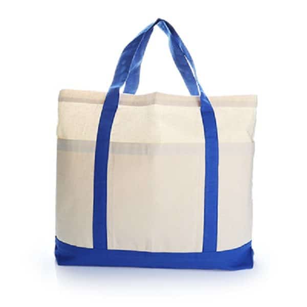 BGTS070 Two Tone Cotton Tote Bag