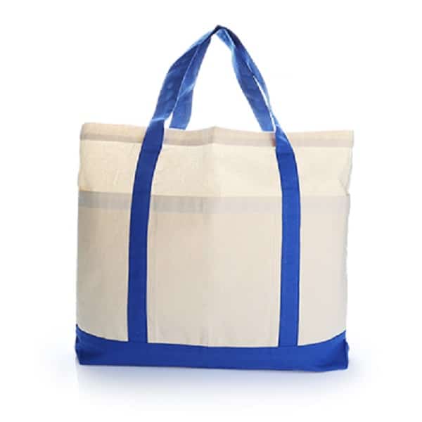 BGTS070 - Two Tone Cotton Tote Bag - Edmaro