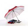 LFUM038 Auto openclose umbrella with silver colored handle int UV 1