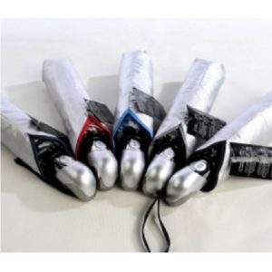 LFUM040 Auto openclose umbrella with silver colored handle ext UV