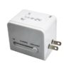 LFTA039 World Travel Adaptor with 2 USB ports in Grey Pouch 3