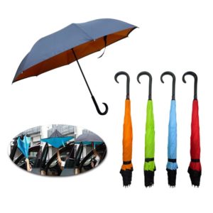 LFUM042 23 x 8 panels Inverted umbrella with J hook handle