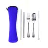 LFCS017 Stainless Steel 4 pcs cultery set with pouch