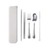 LFCS018 Stainless Steel 4 pcs cultery set in Wheat Case
