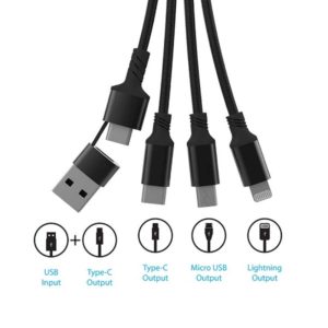ITCB029 4 in 1 Cable USB Type C Input