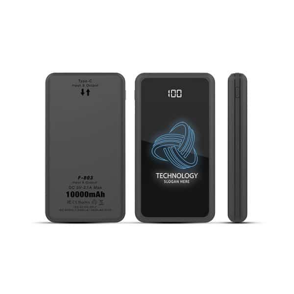 ITPB071 10000mAh Power Bank with LED Logo