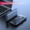 ITPB073 10000mAh 4 X BUILT IN CABLE POWERBANK 10