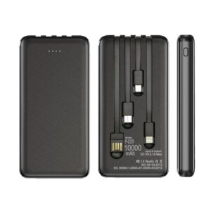 ITPB073 10000mAh 4 X BUILT IN CABLE POWERBANK