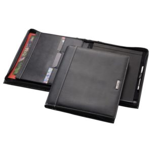 STFO051 A4 Zipper Leather Portfolio