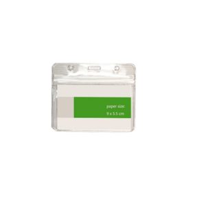 LFCD050 PVC Transparent Card Holder with zip lock