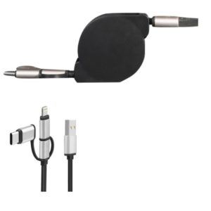 ITCB031- Retractable 3-in-1 Cable