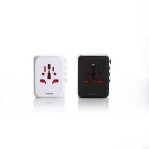 LFTA040 World Travel Adaptor with 3 USB ports 1 Type C slot
