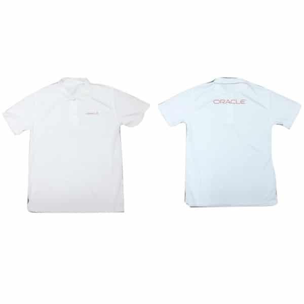 Oracle polo white tshirt