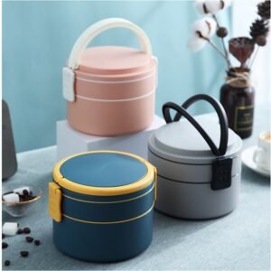 LFLB024 Double Layer Round Lunch Box