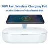 LFOT254 Phone or device sterilizer with wireless 3.0 charging