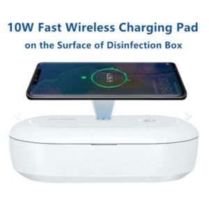 LFOT254 Phone or device sterilizer with wireless 3.0 charging