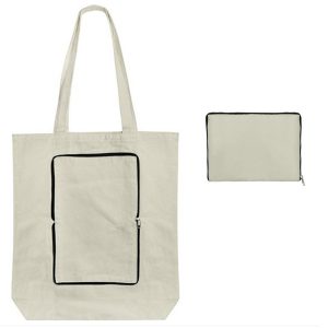 BGTS091   Foldable Zipper Tote Bag 4