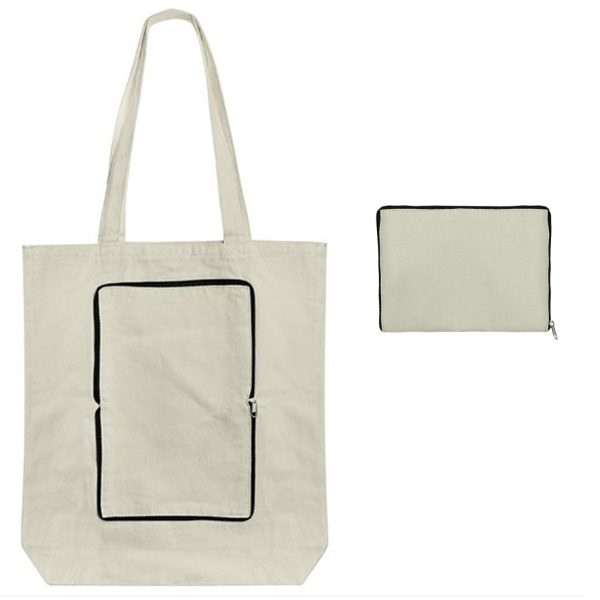 BGTS091   Foldable Zipper Tote Bag 4