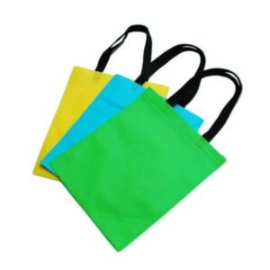 BGTS092 Non woven bag with black handle
