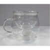 DWMU105 350ml Clear Glass Tea Cup with Infuser 1