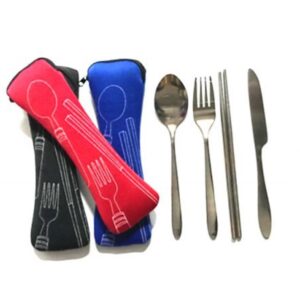 LFCS019 Cutlery Set in Neoprene Pouch