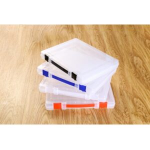 STFO055 PVC Box File with colored clips