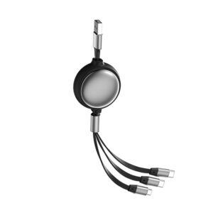 ITCB033 3 IN 1 2.4A FAST CHARGINGRETRACTABLE CABLE
